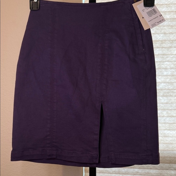 MOTHER Side Splitter Mini Skirt Size 24 - Picture 1 of 4